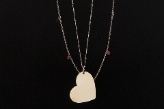 Denise-Indossato-collana-girocollo-Cuore-Perline-Stella-particolari-b